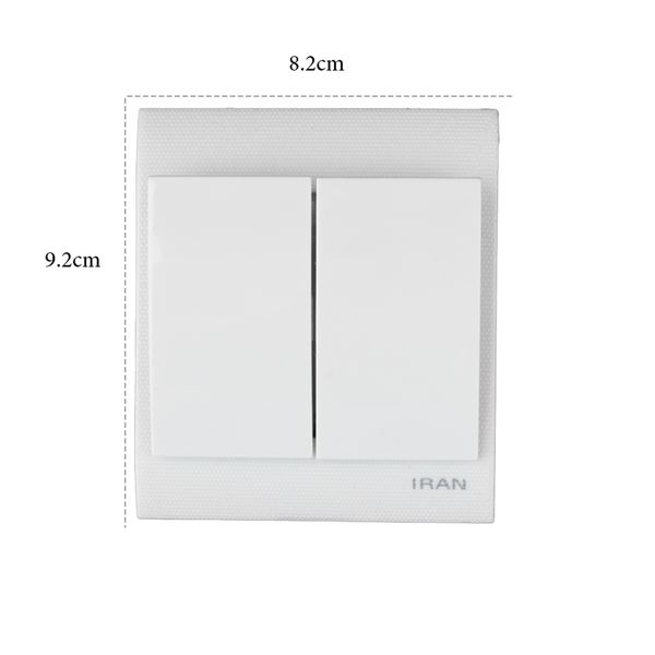 کلید دو پل ایران الکتریک مدل 2009