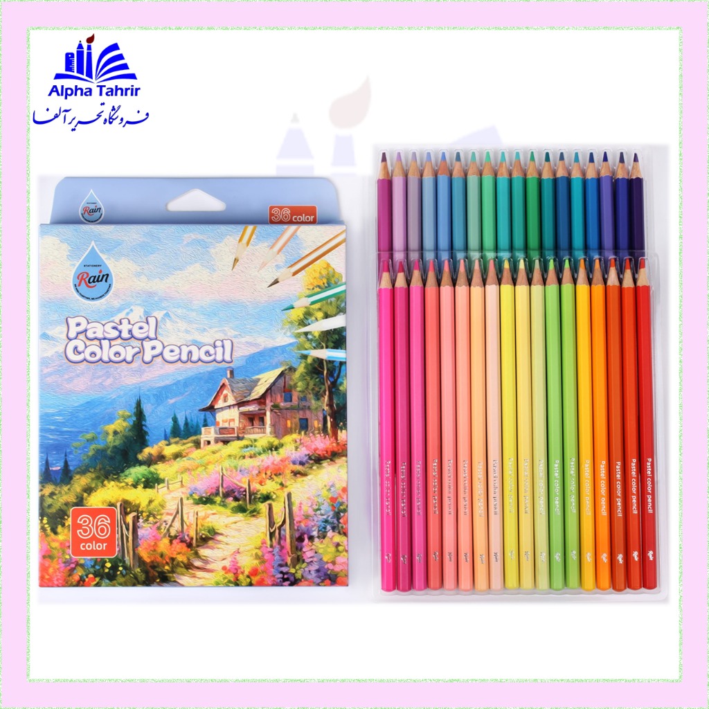 مداد رنگی پاستیلی 24 رنگ کد R-602 ( راین )