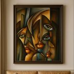 طرح‌ چهره‌های درهم