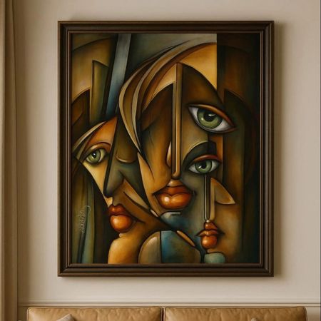 طرح‌ چهره‌های درهم