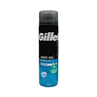 ژل اصلاح ژیلت مدل Sensitive حجم 200 میلی لیتر
