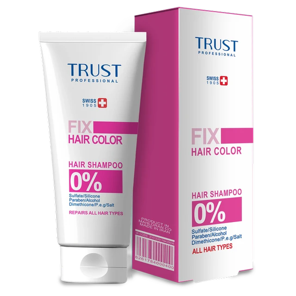 شامپو تخصصی تثبیت رنگ و ترمیم مو