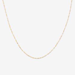 زنجیر پولکی طلا 18 عیار زنانه میا گالری