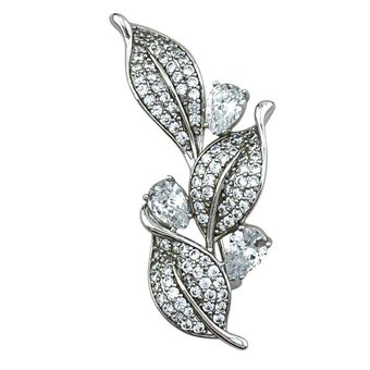 گل سینه زنانه ژوپینگ مدل گل برگ کد G4181