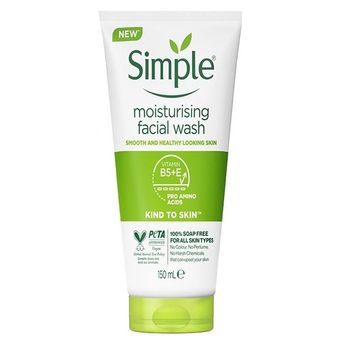 ژل شستشو صورت سیمپل مدل B5+E حجم 150 میلی لیتر