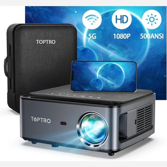 ویدئو پروژکتور هوشمند TOPTRO X1پشتیبانی 4K و FHD