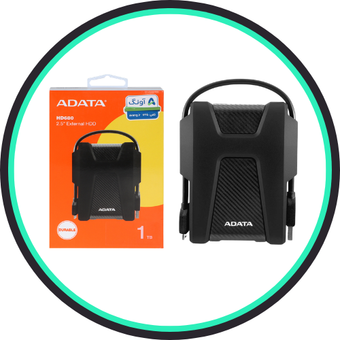 هارد اکسترنال ADATA مدل HD680 ظرفیت 1TB - مشکی (گارانتی شرکت آونگ)