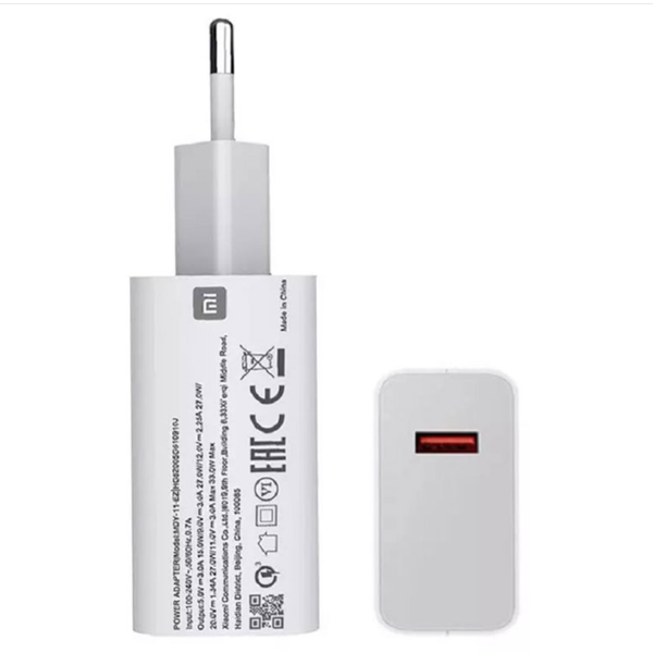 شارژر دیواری سرکارتنی فست تک پورت شیائومی مدل MDY-14-EL 33W به همراه کابل Type-C