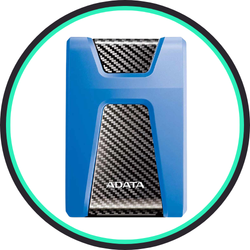 هارد اکسترنال ADATA مدل Durable HD650 ظرفیت 1TB - آبی (گارانتی شرکت آونگ)
