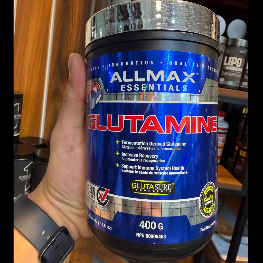 گلوتامین میکرونیزه 100% خالص آل‌مکس (ALLMAX Nutrition Glutamine 400g)