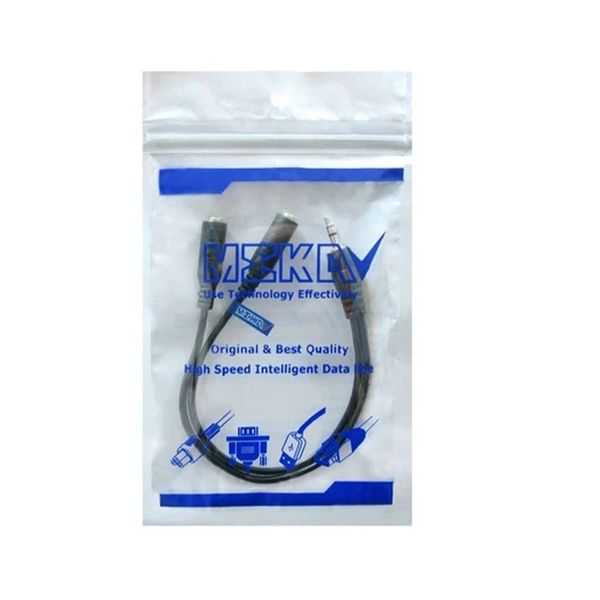 مبدل 1 به 2 کابل انتقال صدا 3.5 میلی متری مکا مدل MC18 به طول 18 سانتی متر