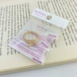 انگشتر زنانه ژوپینگ مدل برگ کد R4094