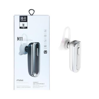هندزفری بی سیم تک گوش HI-FI مدل M11 - سفید