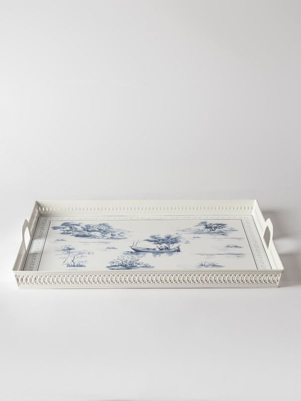 سینی دسته دار مادام کوکو مدل Savais سایز 52*39 سانتی متر