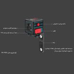 تراز لیزری دو خط نور قرمز رونیکس مدل 9501