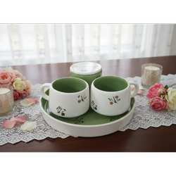 ست چایی خوری سرامیکی طرح بهارین