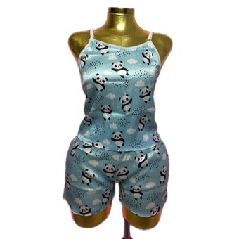 تاپ وشرت ساتن طرح پاندا