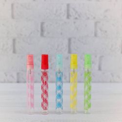 شیشه 10 گرمی چاپ دار رنگی (بسته 12 عددی)