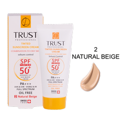 کرم ضد آفتاب رنگی و کنترل چربی بژ طبیعی (پوست مختلط تا چرب) (2024) حجم 40 میل