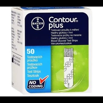 نوار تست قند خون کنتورپلاس بسته 50 عددی
