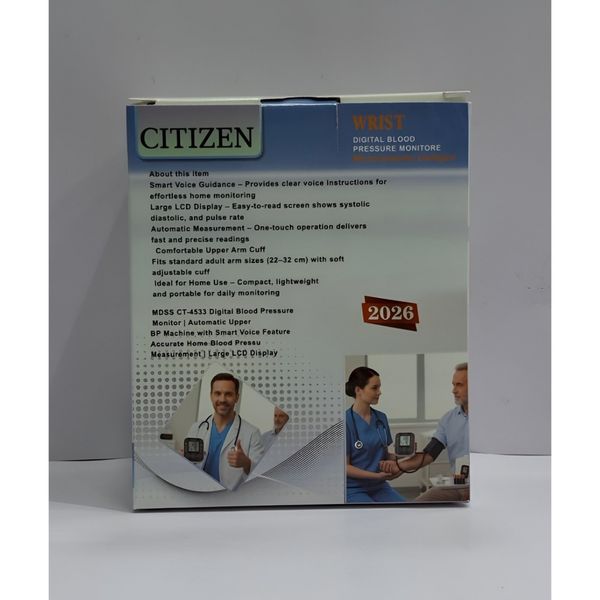 فشارسنج سخنگو فارسی سیتیزن مدل MDSS CT-4533 – نسل 2026