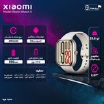 ساعت هوشمند 47 میلیمتری شیائومی مدل Redmi Watch 5 ، مناسب برای ورزش، کنترل سطح اکسیژن خون، شمارش ضربان قلب - گلوبال