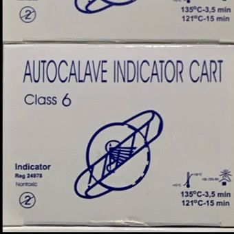 نوار تست اتوکلاو، اندیکاتور، autoclave indicator cart