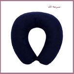 بالش دور گردنی مخمل ساده قفل دار