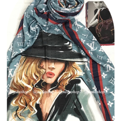 شال نخی پرتره لویی ویتون