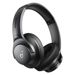 هدفون بلوتوثی انکر مدل Soundcore Q20i با نویز کنسلینگ فعال (ANC)، درگاه شارژ USB Type-C، دارای 2 میکروفون داخلی و 2 میکروفون خار
