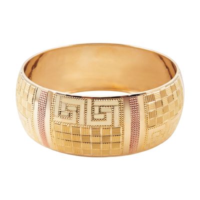 النگو طلا 18 عیار زنانه سهی مدل VB71 - سایز 1