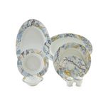 سرویس غذا خوری103 پارچه چینی زرین ایران مدل گلدستون سری نئوکلاسیک درجه یک