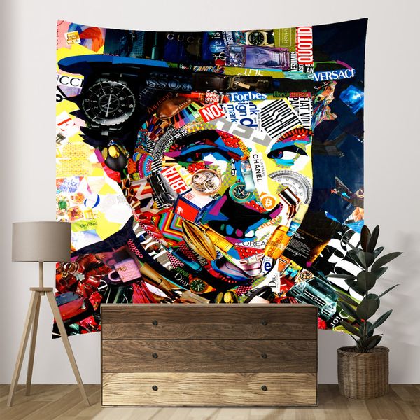 پوستر پارچه ای فیانی مدل چارلی چاچلین کد F161