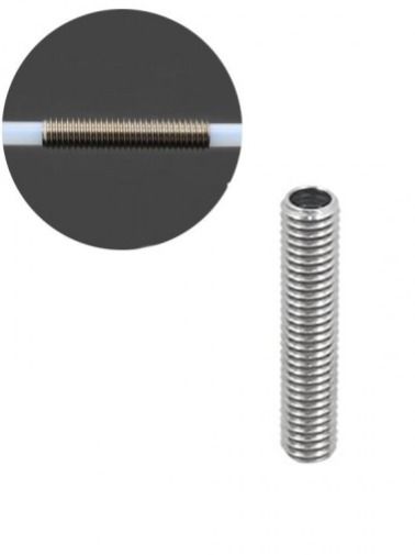 پیچ سوراخ‌دار اکسترودر MK8 M6×26.5 مناسب لوله تفلون 4×2