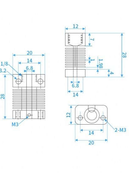 ست اکسترودر مناسب پرینترهای سهبعدی Ender 3 و CR-10
