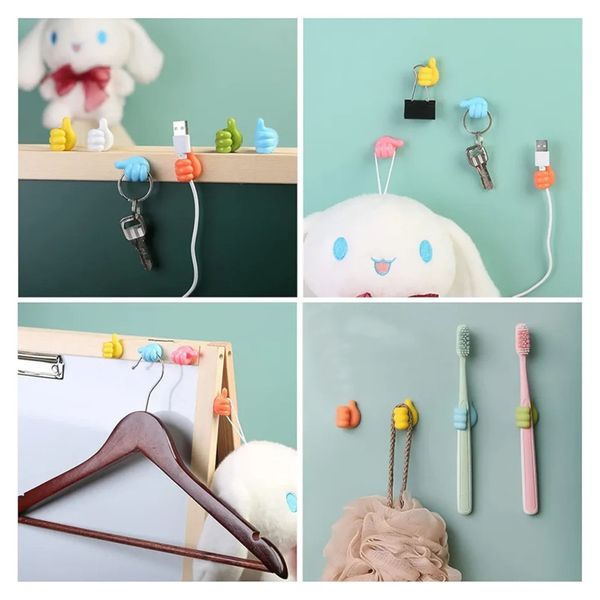 نگهدارنده و محافظ کابل شارژ مدل Hand200 بسته چهار عددی