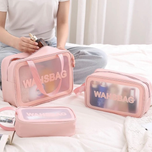 واش بگ ضدآب سایز بزرگ دو زیپ WaterProof Wash Bag Large Size