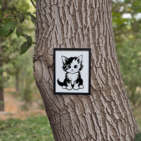 تابلو مدل چاوه گربه