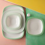 سرویس غذاخوری 27 پارچه 6 نفره چینی زرین ایران مدل Mon Belan