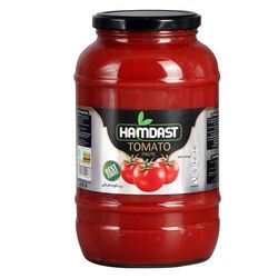 رب گوجه فرنگی شیشه ای - 2000 گرم 6 عددی