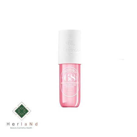 بادی اسپلش سول دو ژانیرو 68 دارای رایحه میوه دراگون صورتی و اسنس میوه لیچی