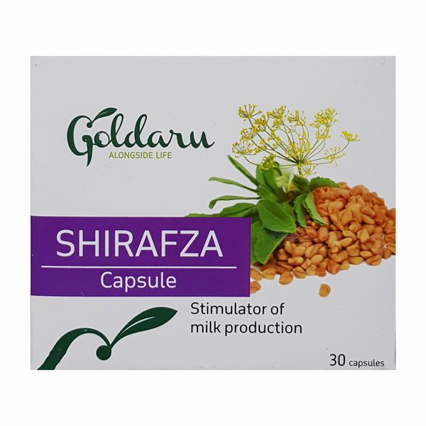 کپسول شیرافزا گل دارو بسته 30 عددی
