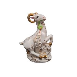 مجسمه چینی مدل قوچ سکه دار کد CHNA 1