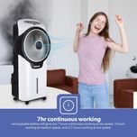 کولر آبی جیپاس مدل GAC9580 برقی و شارژی با پوشال سلولزی