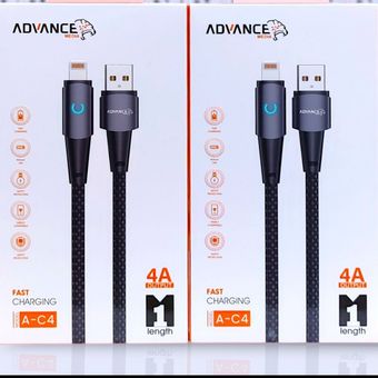 کابل شارژ لایتنینگ به آیفونIPHONE Advance C4 –USB-A TO LIGHTNING