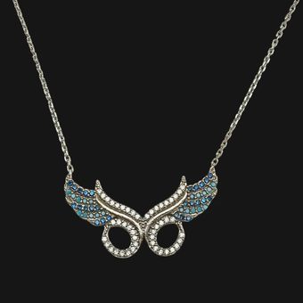 گردنبند نقره زنانه مدل فیروزه کد 0003