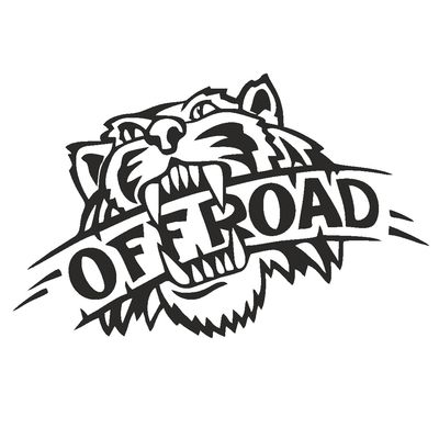 برچسب بدنه خودرو مهدیار طرح آفرودی OOF ROAD کد SF100