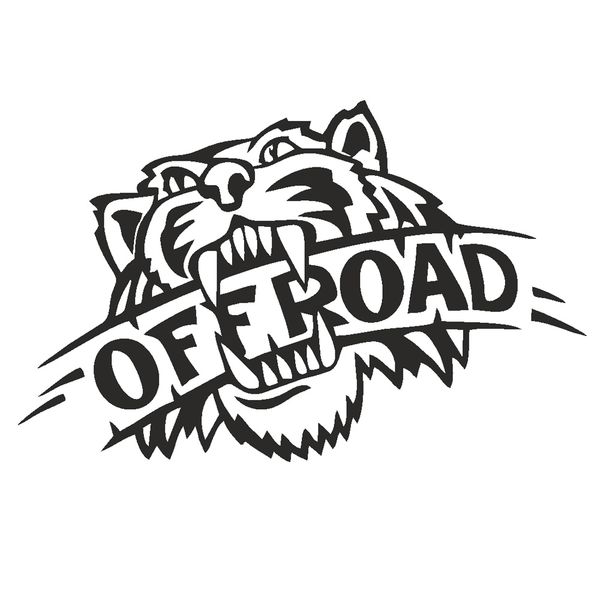 برچسب بدنه خودرو مهدیار طرح آفرودی OOF ROAD کد SF100