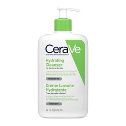 ژل شستشو صورت سراوی مدل Hydrating مناسب پوست نرمال تا خشک حجم 355 میلی لیتر