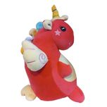 عروسک مدل دایناسور تک شاخ ارتفاع 30 سانتی متر